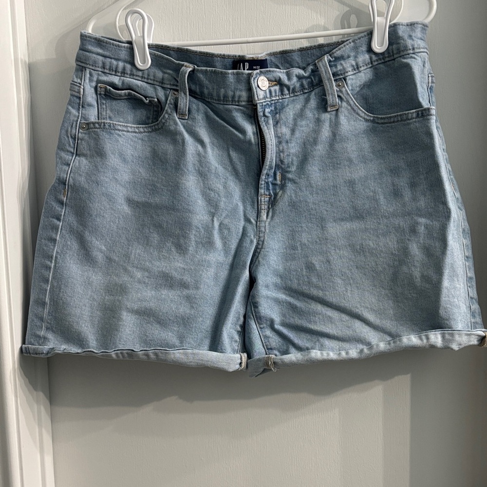 GAP Light Blue Jean Shorts for Women